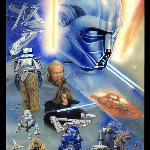 Image similar to Star wars prequels by Alan Lee