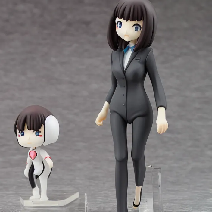 Prompt: mamimi samejima plug suit pop up parade figurine