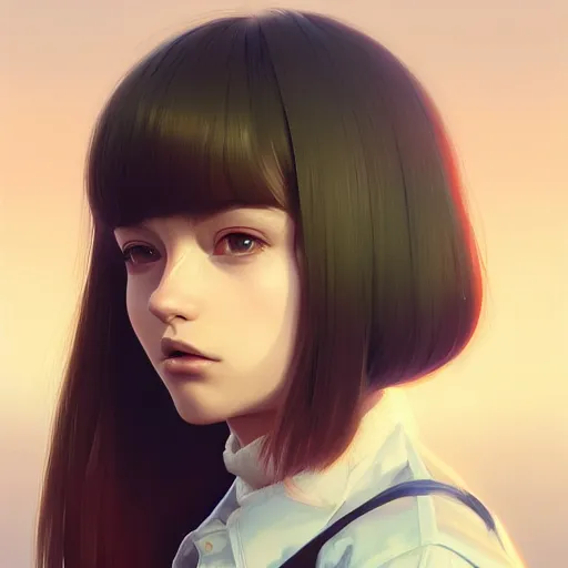 Image similar to a portrait of a beautiful nervous wreck, art by ilya kuvshinov and wlop and artgerm and josan gonzalez, magda torres gurza, digital art, highly detailed, intricate, sharp focus, trending on artstation hq, deviantart, pinterest, unreal engine 5, 4 k uhd image