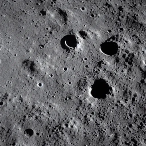 Image similar to the thoroughly unimpressed eyes of the universe observe humans landing on the moon