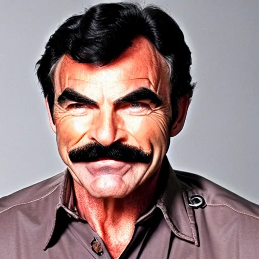 Image similar to photo of the lovechild of tom selleck and burt reynolds