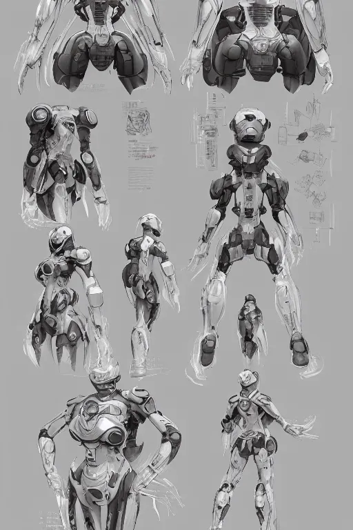 Image similar to the cute cyborg mother, character concept, character reference sheet, front and side views, by Makoto Shinkai, Stanley Artgerm Lau, WLOP, Rossdraws, James Jean, Andrei Riabovitchev, Marc Simonetti, krenz cushart, Sakimichan, trending on ArtStation, digital art, character design, lou romano color scheme