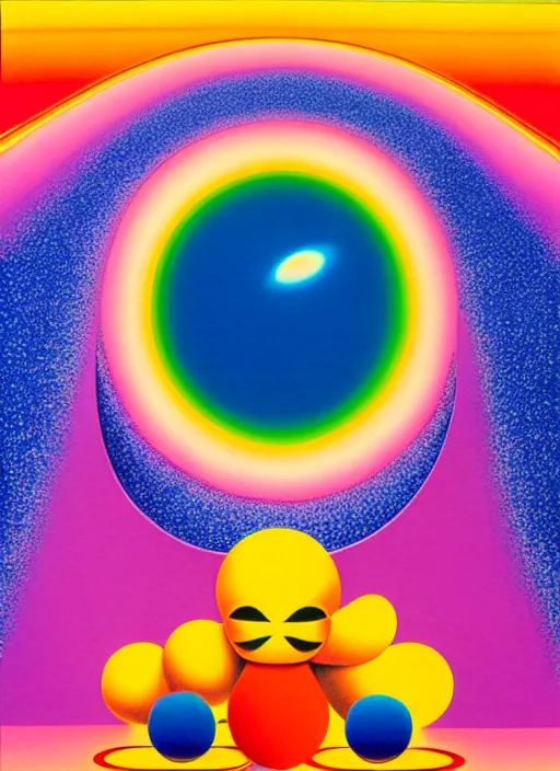 Image similar to universe by shusei nagaoka, kaws, david rudnick, airbrush on canvas, pastell colours, cell shaded, 8 k