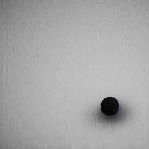 Image similar to a white sphere on a black background