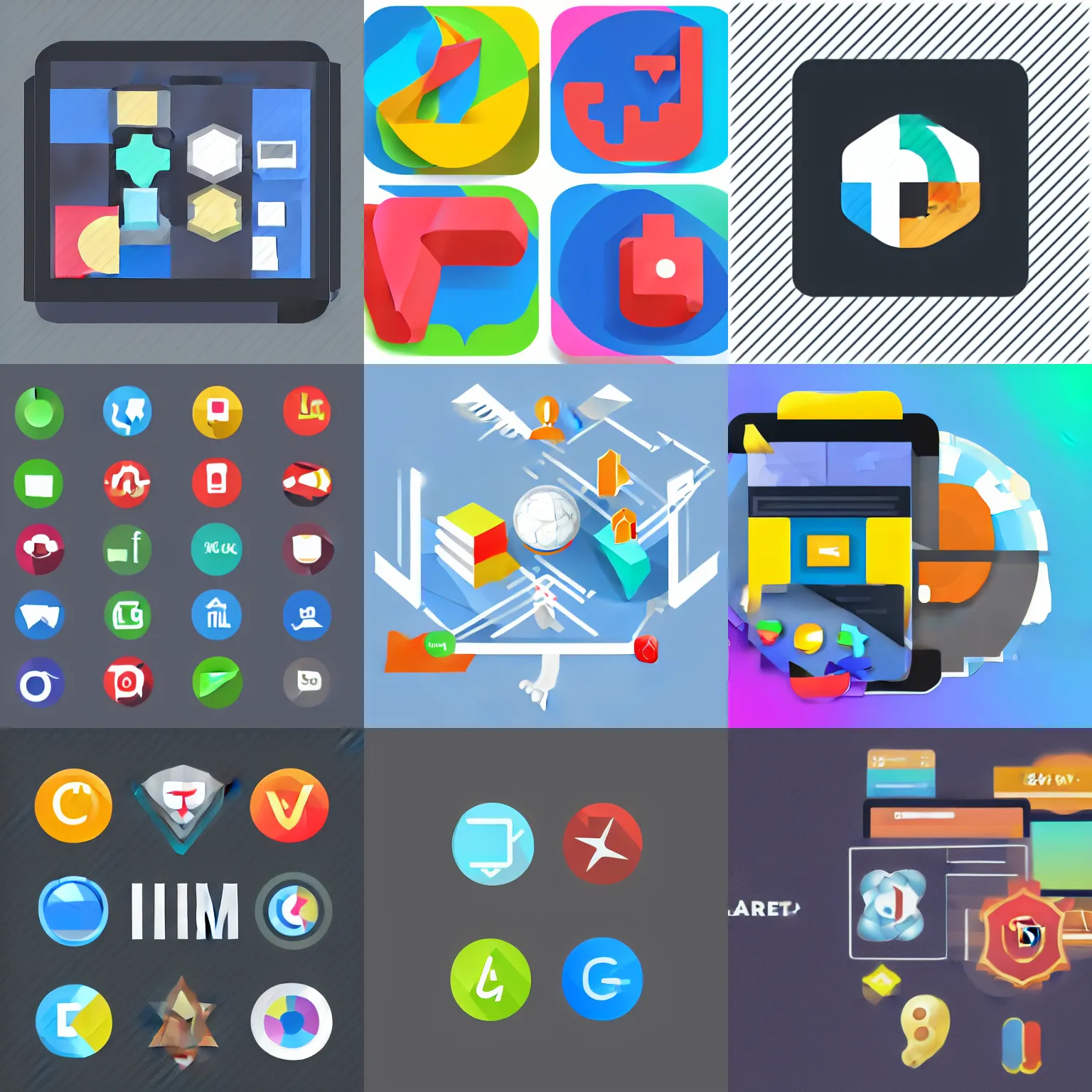 Prompt: logo, application icon, webdesign ,material design, GAME_SCORE, GS ,flat design