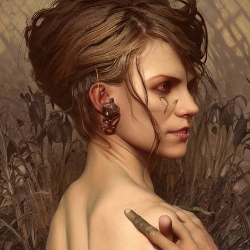 Prompt: south african woman lower back, ultra realistic, concept art, intricate details, eerie, horror, highly detailed, photorealistic, octane render, 8 k, unreal engine. art by artgerm and greg rutkowski and alphonse mucha