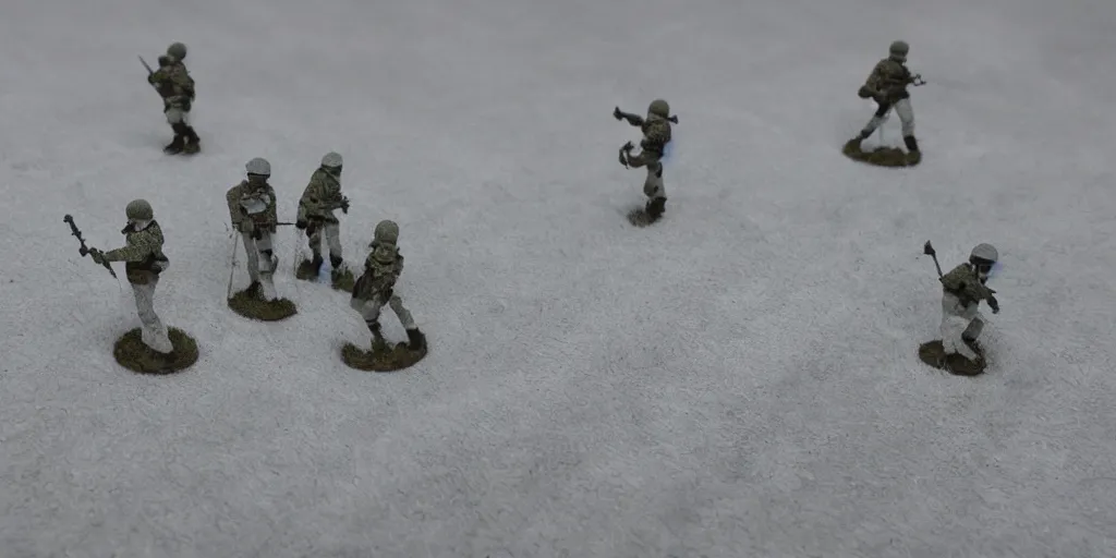 Prompt: russian troopers die with cotton wool hyper detailed smooth