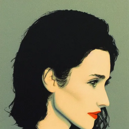 Image similar to “ winona ryder retro minimalist portrait by jean giraud, moebius, sharp, smooth face, comic!!!, 8 k ”