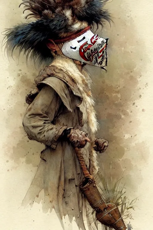 Prompt: ( ( ( ( ( traditional mask. muted colors. ) ) ) ) ) by jean - baptiste monge!!!!!!!!!!!!!!!!!!!!!!!!!!!