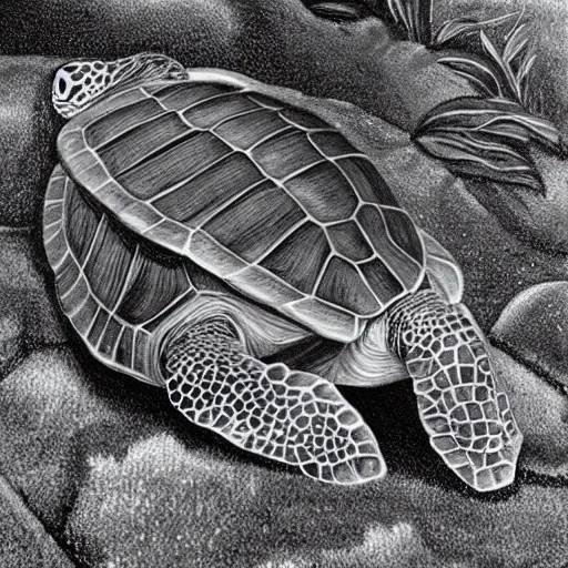 Prompt: portrait of mitch mcconnell as a turtle, martha greta kempton