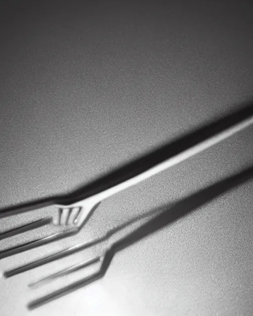 Prompt: tuning fork, silver, studio lighting, photo, extremely detailed, artistic photography, 8 k, trending, very accurate,