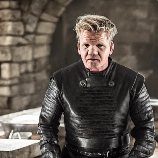 Image similar to Gordon Ramsay in Game of Thrones