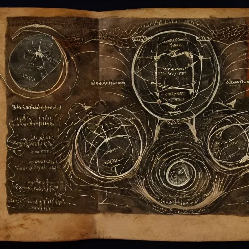 Prompt: bloodborne in the voynich manuscript