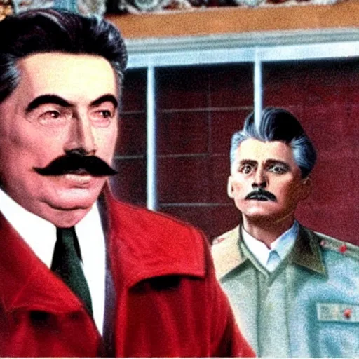 Image similar to joseph stalin in back to the future