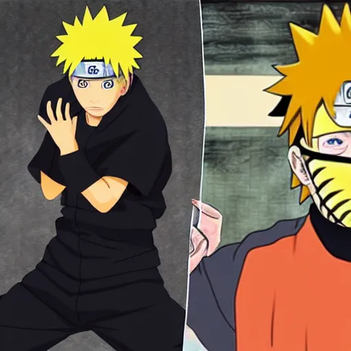 Image similar to naruto uzumaki in real life