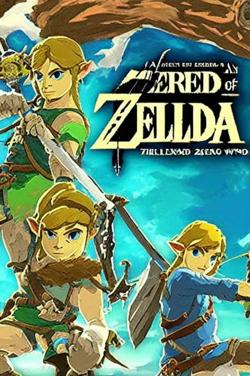 Image similar to an in game game over screen from the legend of zelda breath of the wild, breath of the wild art style.