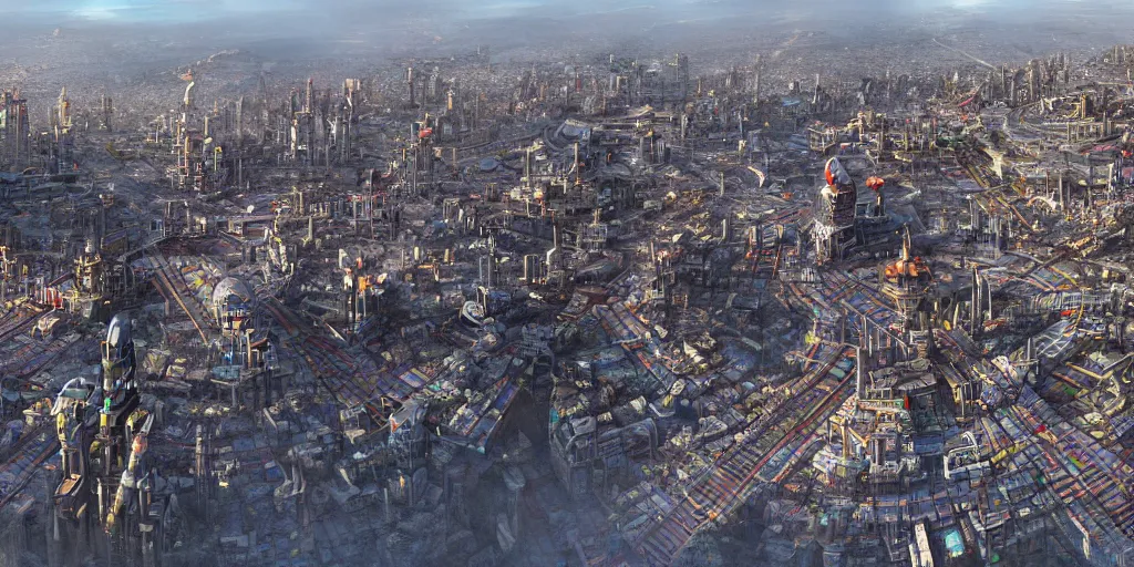 Image similar to a spectacular view of a futuristic aztec city in mexico, art by federico pelat and alejandro burdisio and markus vogt, science fiction, cinematic, 8 k resolution