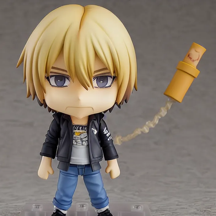 Image similar to kurt cobain, an anime nendoroid of kurt cobain, figurine, detailed product photo