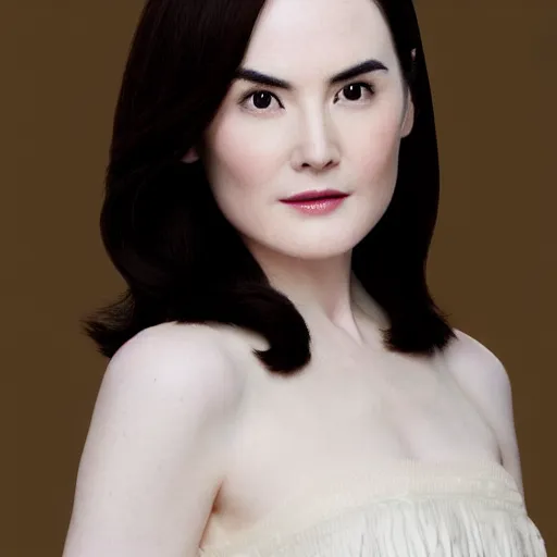 Image similar to face of Chinese Michelle Dockery