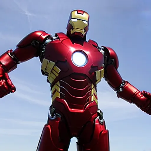 Prompt: John McAfee as IronMan, marvel studios