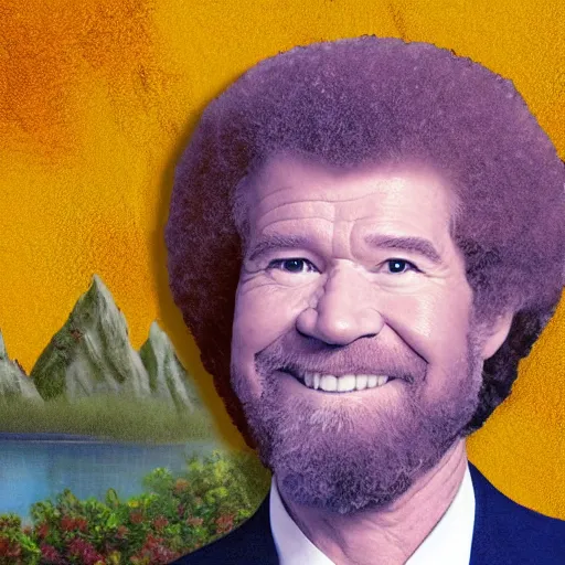 Prompt: Bob Ross President of the United States