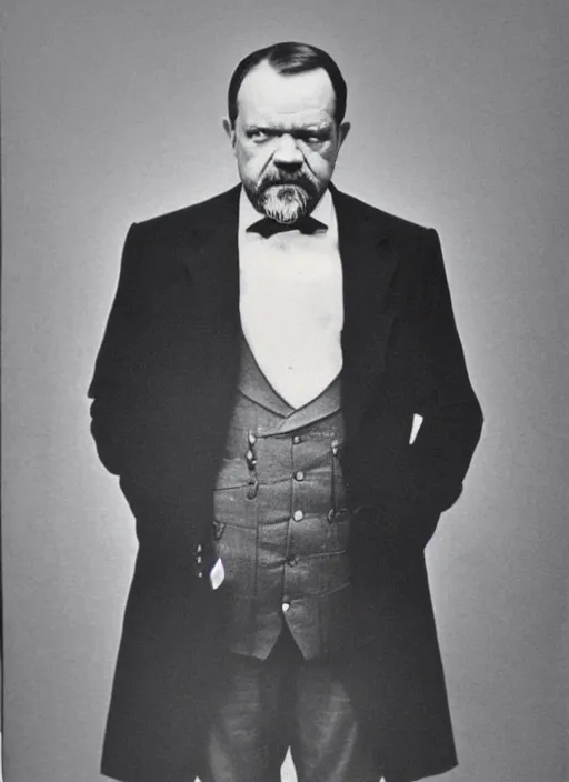 Prompt: 1970s old poster style of mind-blown Louis Pasteur, portrait photo, studio lighting