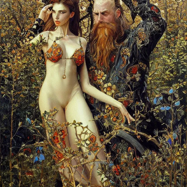 Image similar to fantasy art, an ultrafine detailed painting, academic art, elegant, by pavel korin, viktor vasnetsov