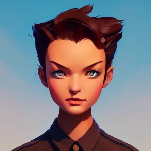 Image similar to face icon stylized minimalist m. a. s. h., loftis, cory behance hd by jesper ejsing, by rhads, makoto shinkai and lois van baarle, ilya kuvshinov, rossdraws global illumination