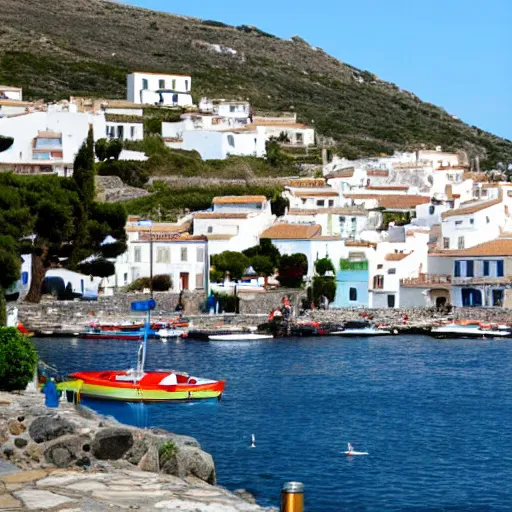 Prompt: cadaques village