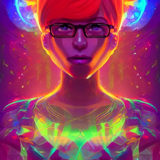 Image similar to skill magic geek inside matrix deepdream radiating a glowing aura stuff loot legends stylized digital illustration video game icon artstation lois van baarle, ilya kuvshinov, rossdraws,