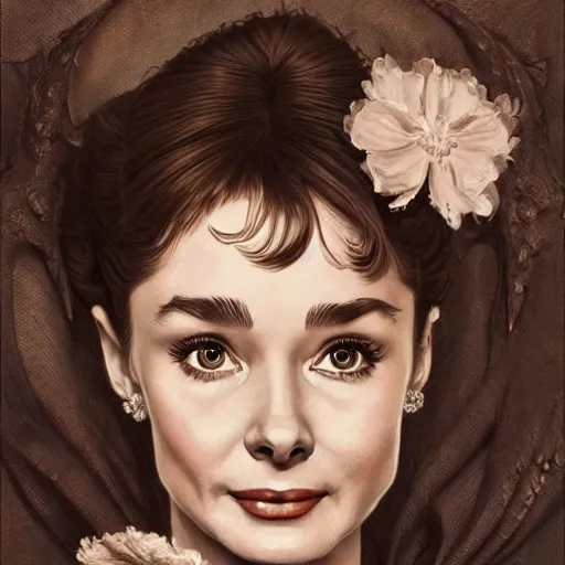 Image similar to audrey hepburn in an epic victorian novel, various backgrounds, intricate, elegant, highly detailed, digital painting, artstation, matte, illustration, art by artgerm, greg rutkowski, loish, rhads, ferdinand knab, makoto shinkai, lois van baarle, ilya kuvshinov, rossdraws, tom bagshaw