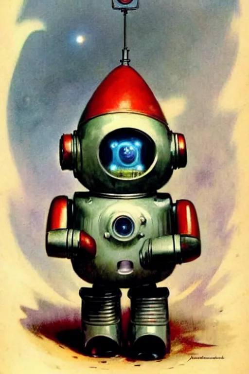 Image similar to ( ( ( ( ( 1 9 5 0 s robot knome b 9 robot lost in space robert kinoshita robby the robot. muted colors. ) ) ) ) ) by jean - baptiste monge!!!!!!!!!!!!!!!!!!!!!!!!!!!!!!