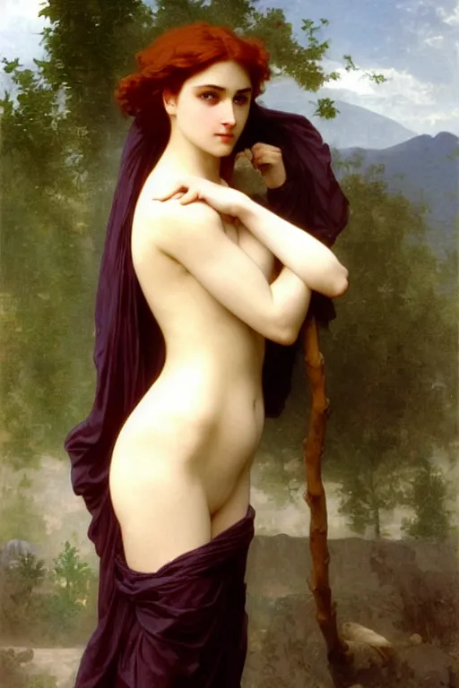 Prompt: Jean Grey from the X-Men William Adolphe Bouguereau