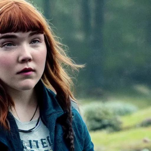 Prompt: florence pugh in life is strange