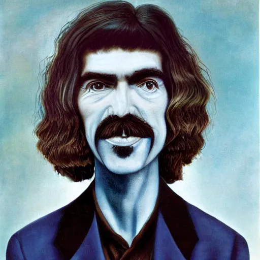 Prompt: a surrealist portrait of George Harrison