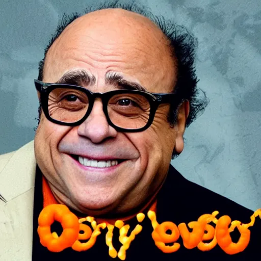 Image similar to danny devito the cheeto