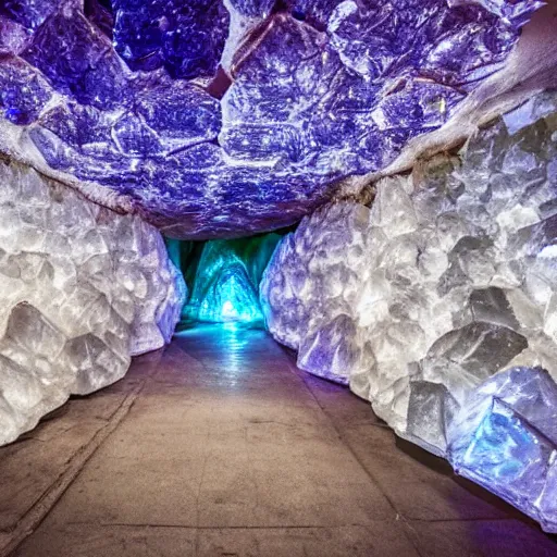 Prompt: crystal caves