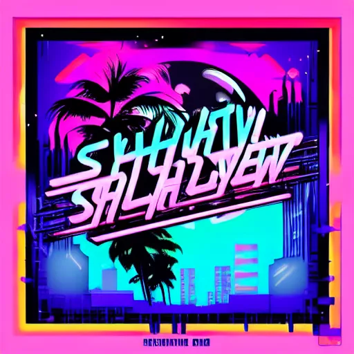 Image similar to synthwave