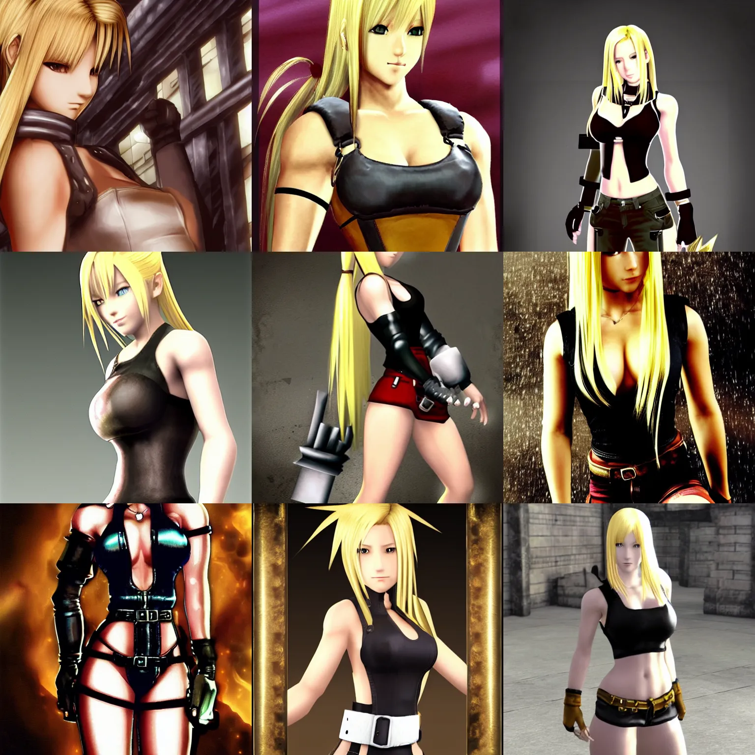 Dryfield, Parasite Eve 2 Remake, Stable Diffusion