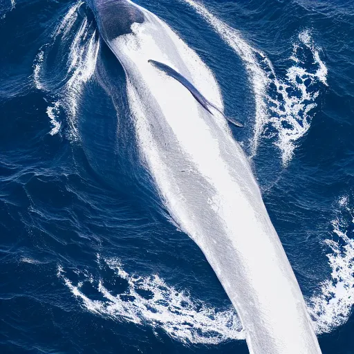 Image similar to portrait photo by national geographic, a stunning blue whale completely covered in a long billowing flowing white sheet, swimming through the ocean, backlit, 4 d, 4 k, volumetric lighting, photorealistic, light ray, hyperdetailed