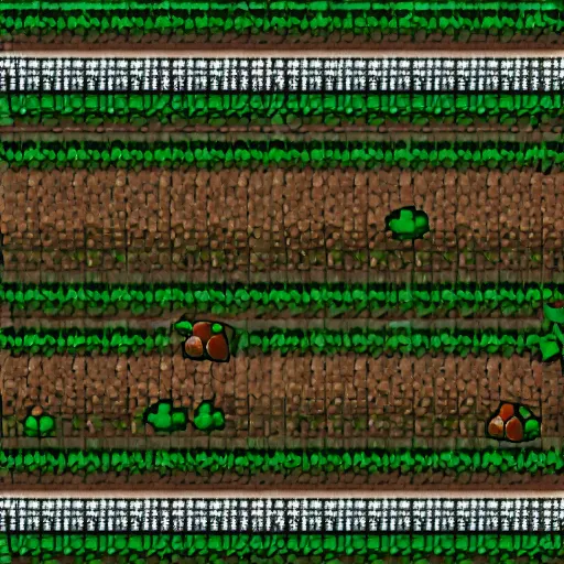 Prompt: video game, 2 d tileset, forest theme