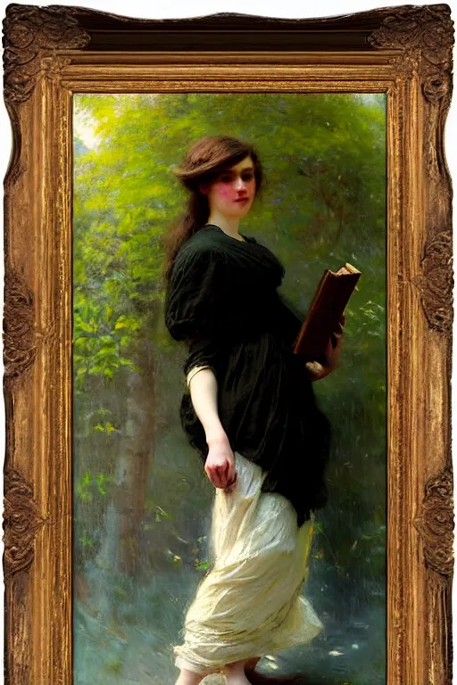 Prompt: soft colorsphotograph imax and solomon joseph solomon and richard schmid and jeremy lipking victorian loose genre loose painting full stack of books, bookish, book lover, bookshop