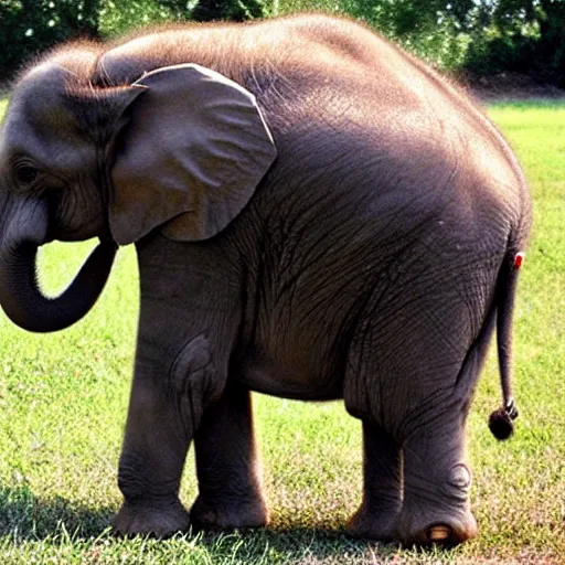 Image similar to a baby elephant, cute, soft, little, baby, adorable