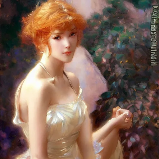 Image similar to detailed portrait of beautiful anime girl, painting by gaston bussiere, craig mullins, j. c. leyendecker