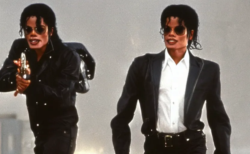 Image similar to michael jackson with short fringe hair in men in black 3