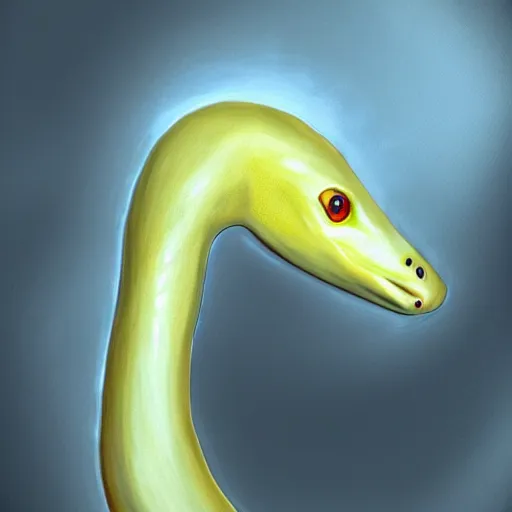 Image similar to albino serperior realistic very very very detailed photorealistic 4k digital painting