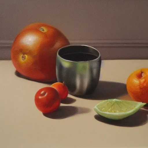 Image similar to still life painting by David Brown, matte, high detailed, realistic