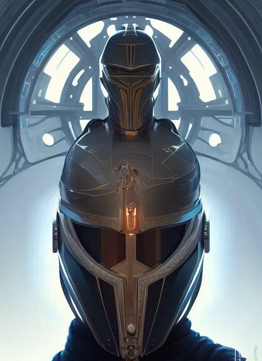 Prompt: symmetry!! portrait of futuristic medieval knight, sci - fi, tech wear, intricate, elegant, extremely detailed, digital painting, artstation, cinematic lighting, concept art, smooth, sharp focus, illustration, art by artgerm and greg rutkowski and alphonse mucha, 8 k