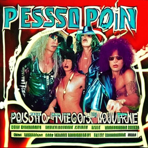 Image similar to poison 1 9 8 0 s album cover