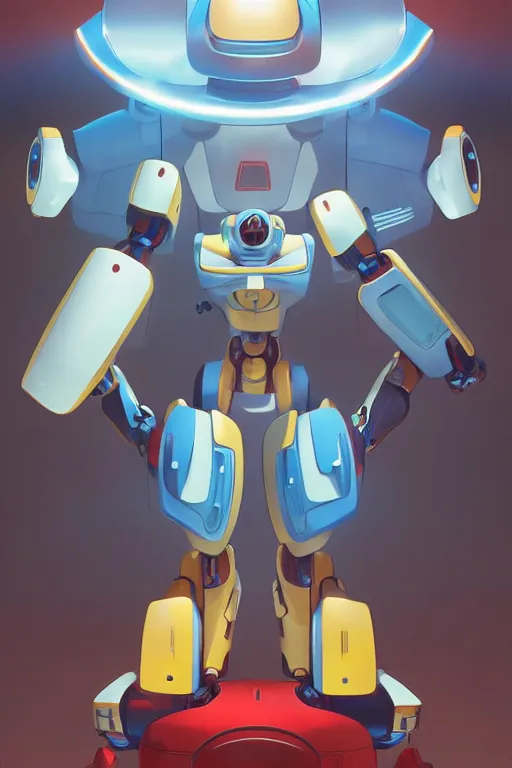 Image similar to metabots medabots medarotto medarot robot minimalist comics, behance hd by jesper ejsing, by rhads, makoto shinkai and lois van baarle, ilya kuvshinov, rossdraws global illumination ray tracing hdr radiating a glowing aura